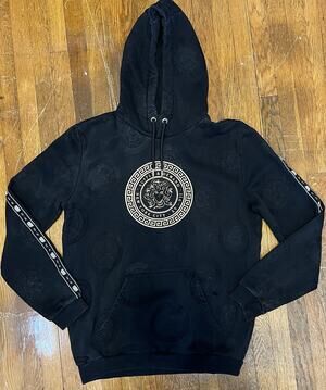 Supply & Demand New York City Greek Style Medusa Black Gold Hoodie Men’s Size L